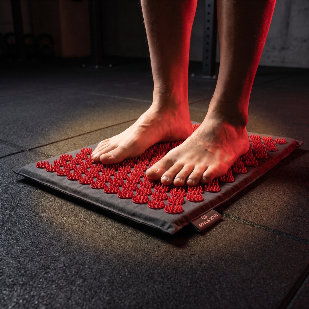 Acupressure Mat and Pillow Set Yoga Spike Mat Body Massage Cushion Foot Massager for Muscle Relaxation Recovery Home Fitness Pilates Use