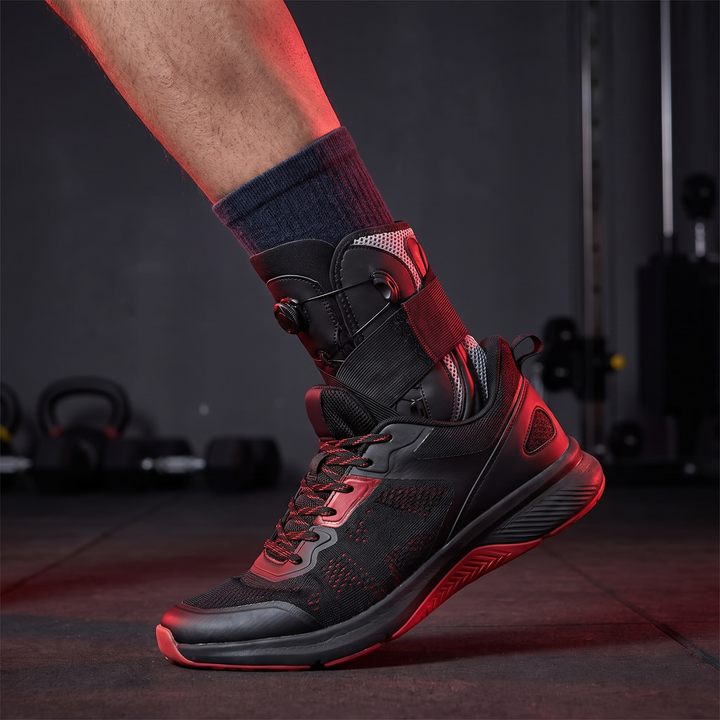 Adjustable Ankle Brace Ankle Support Stabilizer Slim Fit Sprained Ankle Brace for Men Women Compression Ankle Support for Sports Fitness Recovery