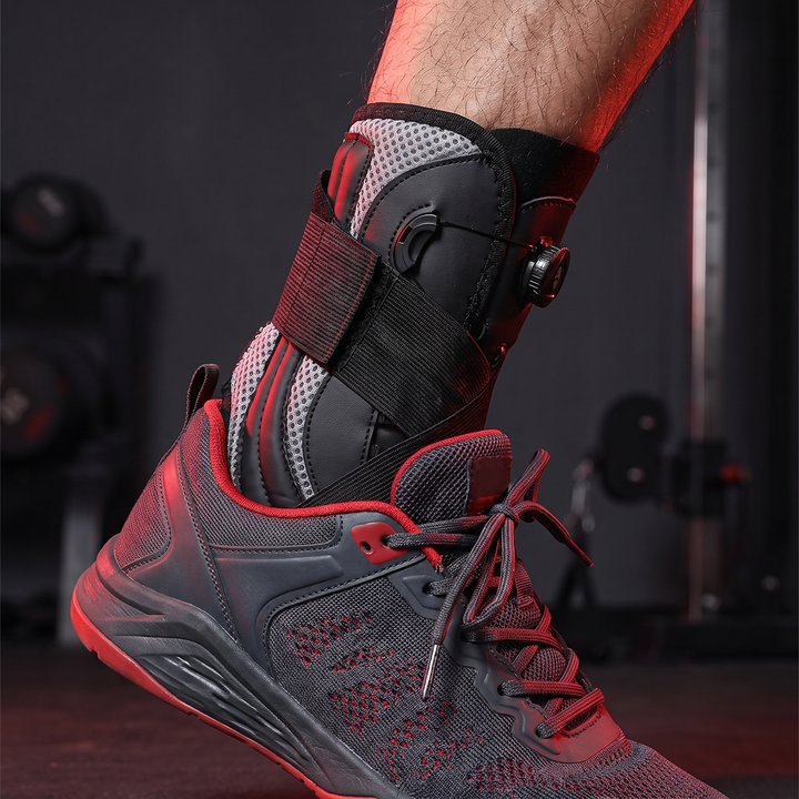 Adjustable Ankle Brace Ankle Support Stabilizer Slim Fit Sprained Ankle Brace for Men Women Compression Ankle Support for Sports Fitness Recovery
