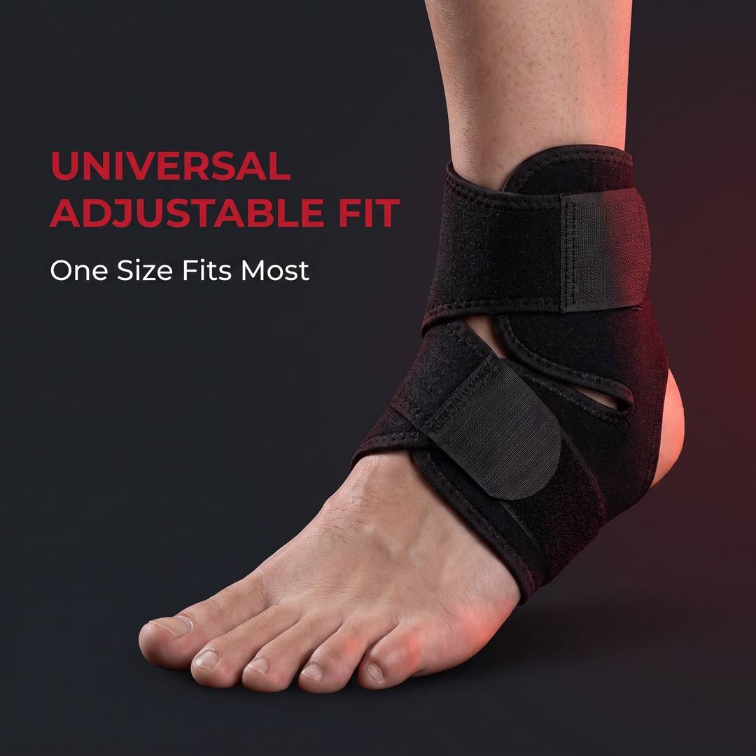 Adjustable Ankle Brace Ankle Support Wrap for Men and Women Sports Training Injury Rehabilitation Arthritis Foot Stabiliser Recovery Strap