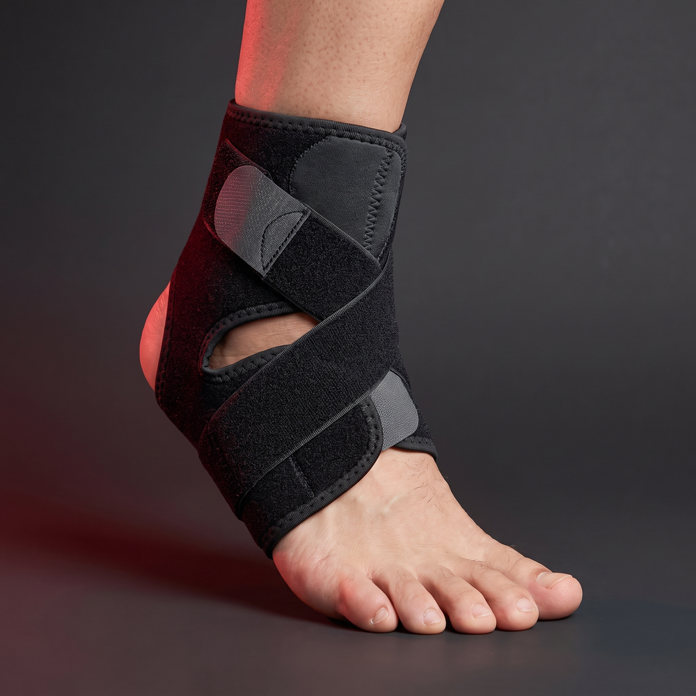 Adjustable Ankle Brace Ankle Support Wrap for Men and Women Sports Training Injury Rehabilitation Arthritis Foot Stabiliser Recovery Strap