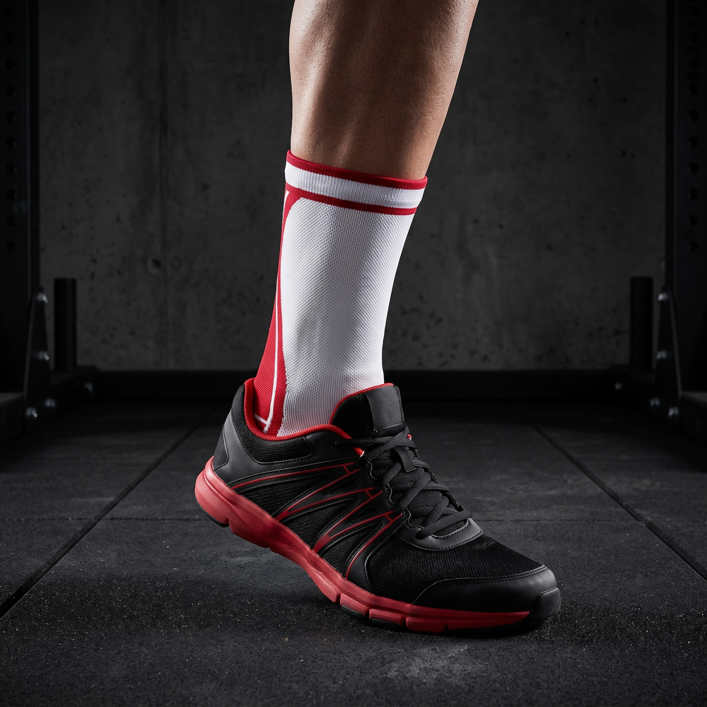Adjustable Ankle Support Compression Sleeve Men Women Ankle Stabilizer Brace for Sports Fitness Recovery Rehabilitation Home Workout
