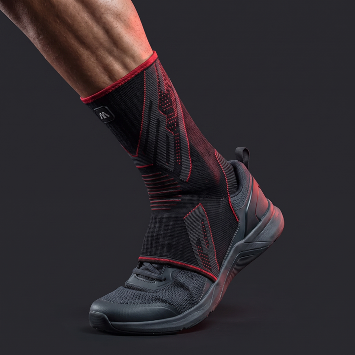 Adjustable Ankle Support Compression Sleeve Men Women Ankle Stabilizer Brace for Sports Fitness Recovery Rehabilitation Home Workout
