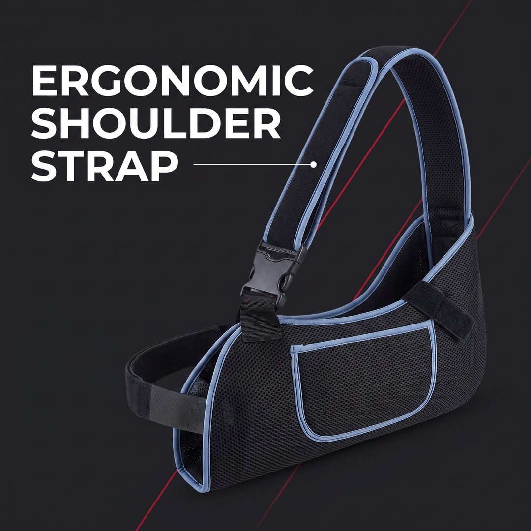 Adjustable Arm Support Sling Forearm Fixation Strap Breathable Shoulder Immobiliser for Kids Adults Comfort Daily Wear Recovery