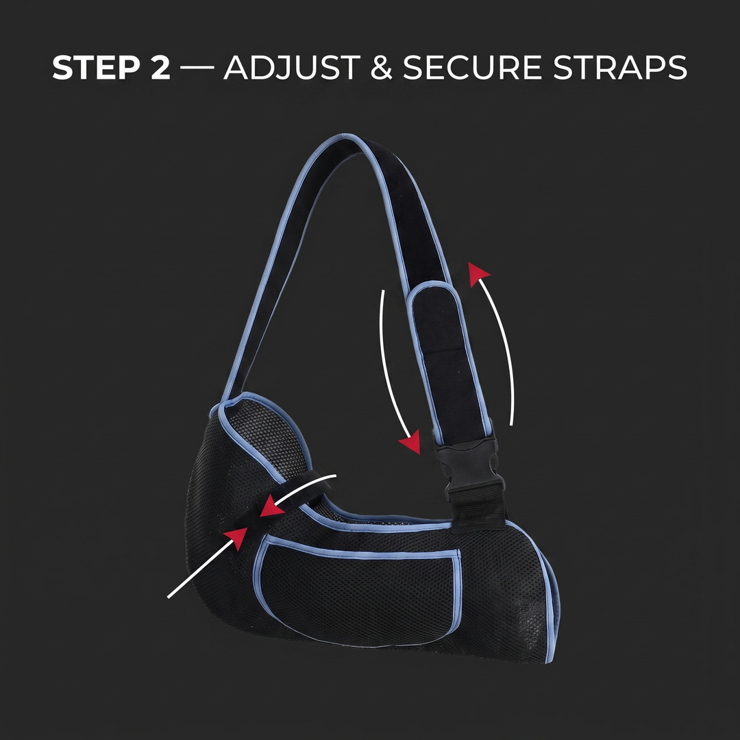Adjustable Arm Support Sling Forearm Fixation Strap Breathable Shoulder Immobiliser for Kids Adults Comfort Daily Wear Recovery