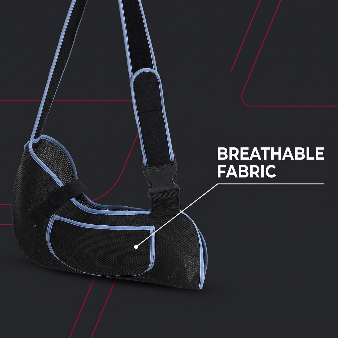 Adjustable Arm Support Sling Forearm Fixation Strap Breathable Shoulder Immobiliser for Kids Adults Comfort Daily Wear Recovery