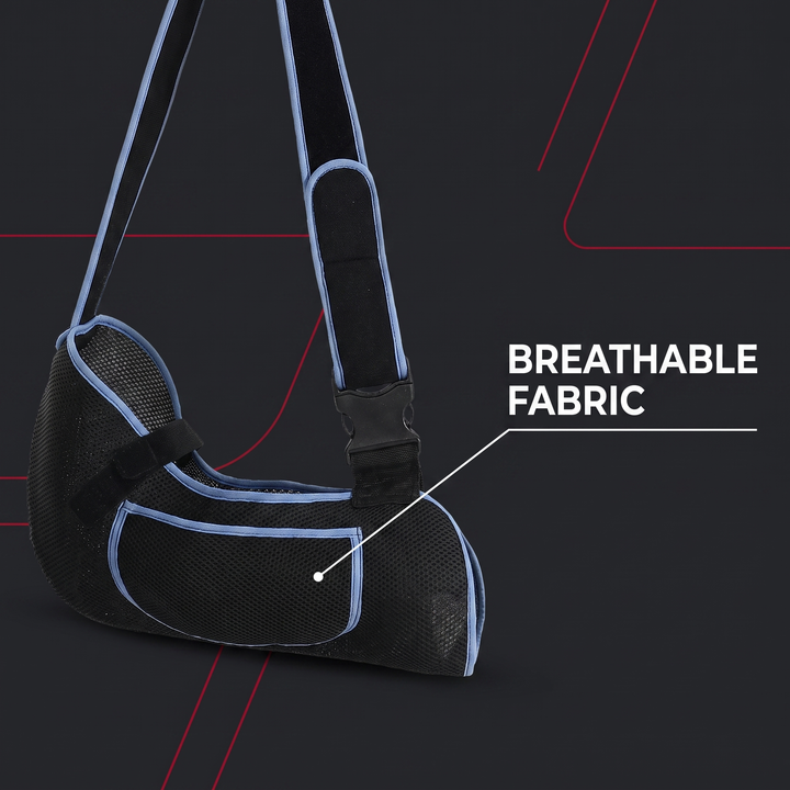 Adjustable Arm Support Sling Forearm Fixation Strap Breathable Shoulder Immobiliser for Kids Adults Comfort Daily Wear Recovery