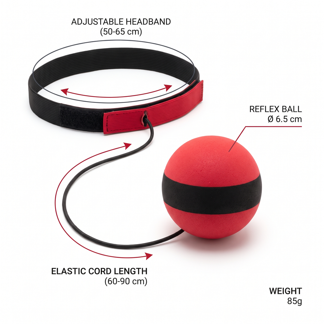Adjustable Boxing Reflex Ball with Headband Kids Punching Reaction Training Ball Parent Child Interactive Home Fitness Game