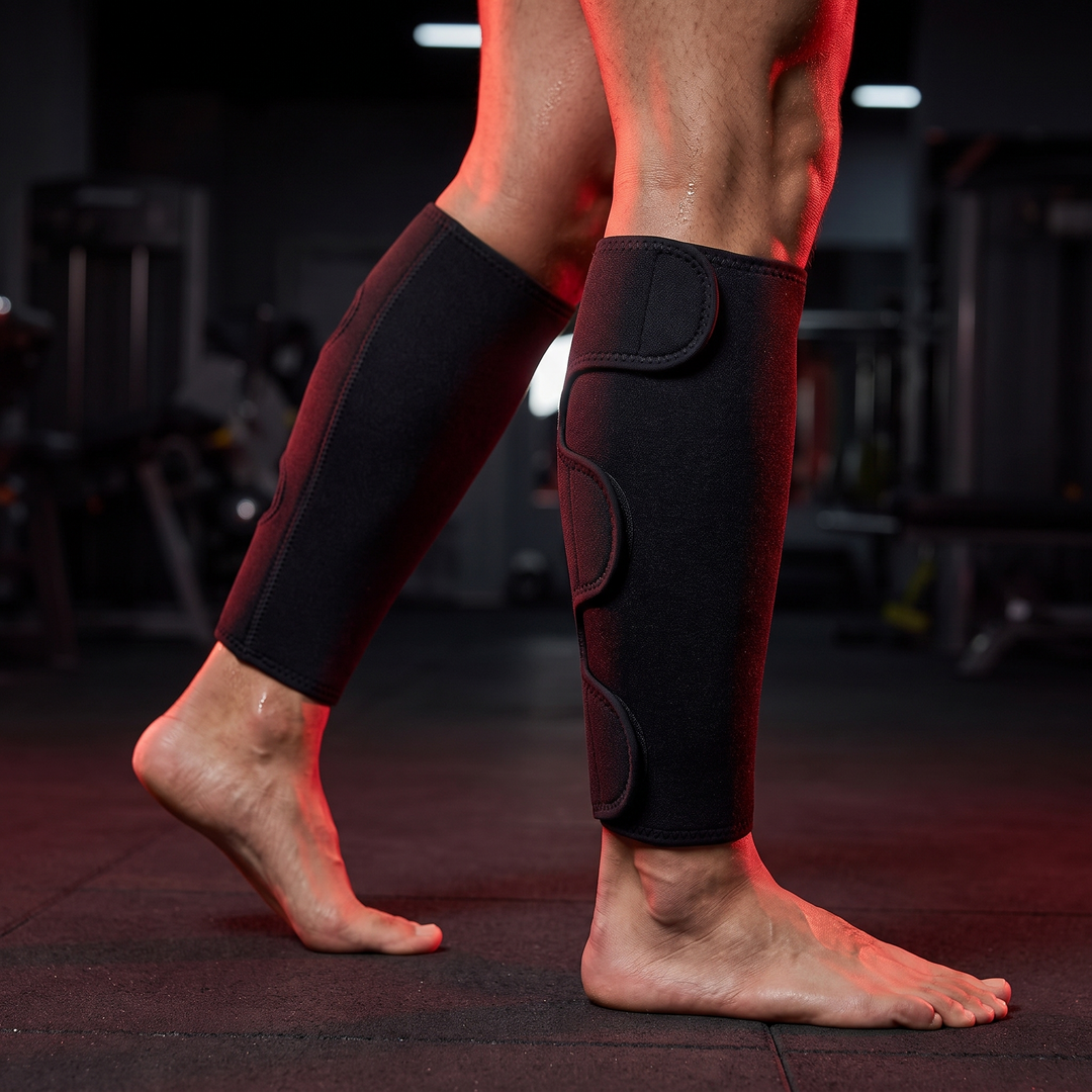 Adjustable Calf Compression Sleeves Unisex Leg Support for Running Cycling Hiking Weightlifting Soccer Washable Reusable Pair