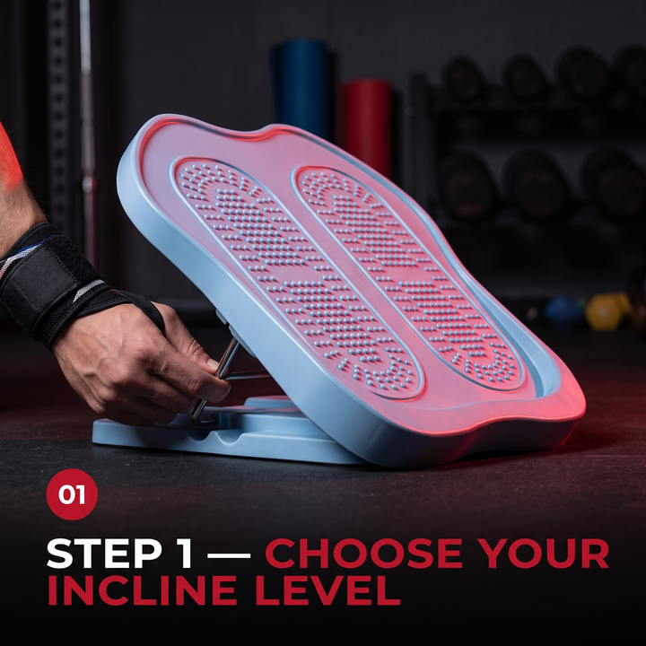 Adjustable Calf Stretching Board 9 Level Slant Board Ankle Mobility Stretcher Non-Slip Incline Board for Tight Calves Home Gym Physiotherapy Recovery