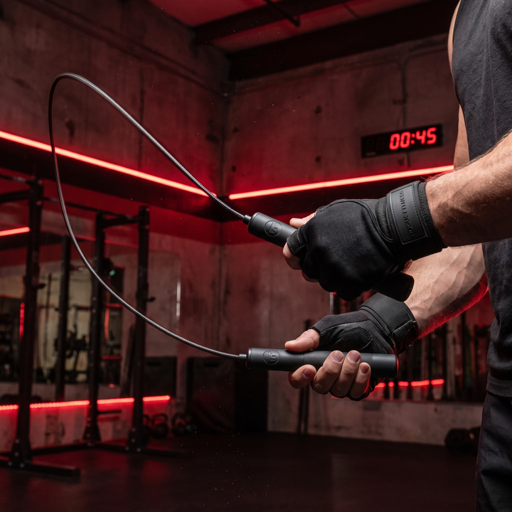 Adjustable Digital Counting Skipping Rope Set Cordless Wireless Jump Rope with Counter Indoor Outdoor Cardio Fitness Training Home Gym Workout
