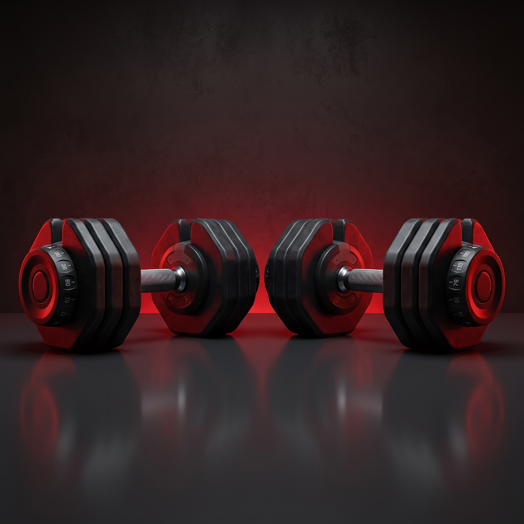 Adjustable Dumbbell Set 40KG Decagonal Quick-Change Weight Dumbbells Home Gym Strength Training Free Weights Fitness Workout Equipment