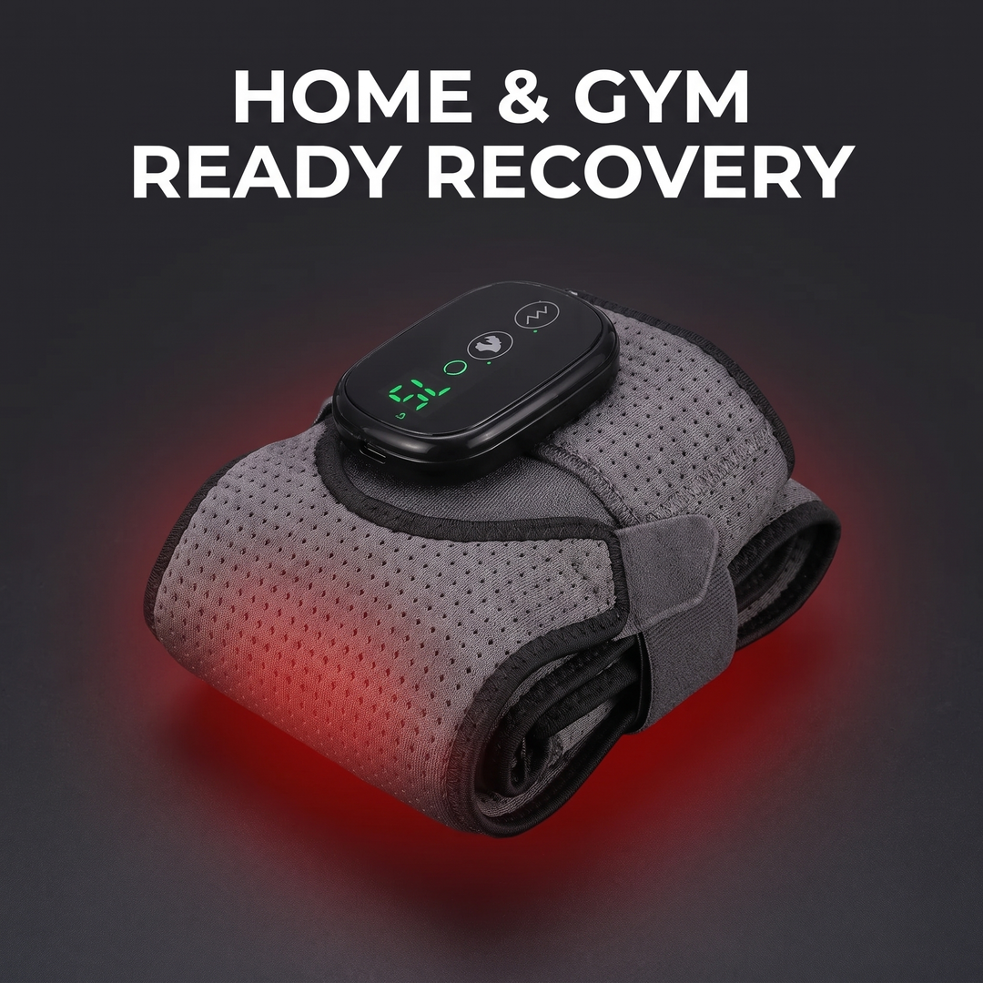 Adjustable Electric Heating Shoulder Massage Belt Shoulder Support Brace with LED Hot Compress Therapy Wrap for Shoulder Back Neck Pain Relief Recovery
