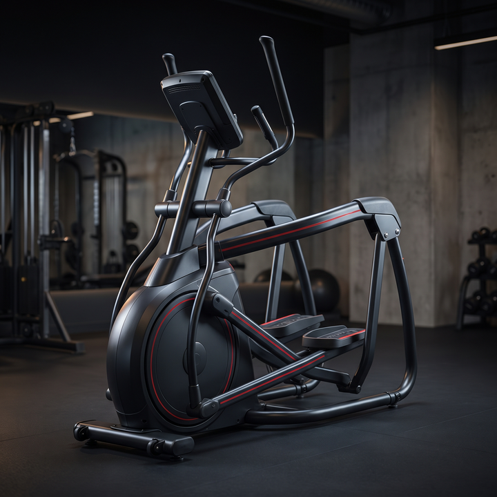 Adjustable Elliptical Training Machine Home Gym Magnetic Drive Quiet Elliptical Cross Trainer Compact Cardio Workout Machine for Home Fitness Strength Recovery