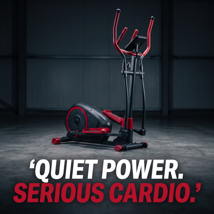 Adjustable Elliptical Training Machine Home Gym Magnetic Drive Quiet Elliptical Cross Trainer Compact Cardio Workout Machine for Home Fitness Strength Recovery