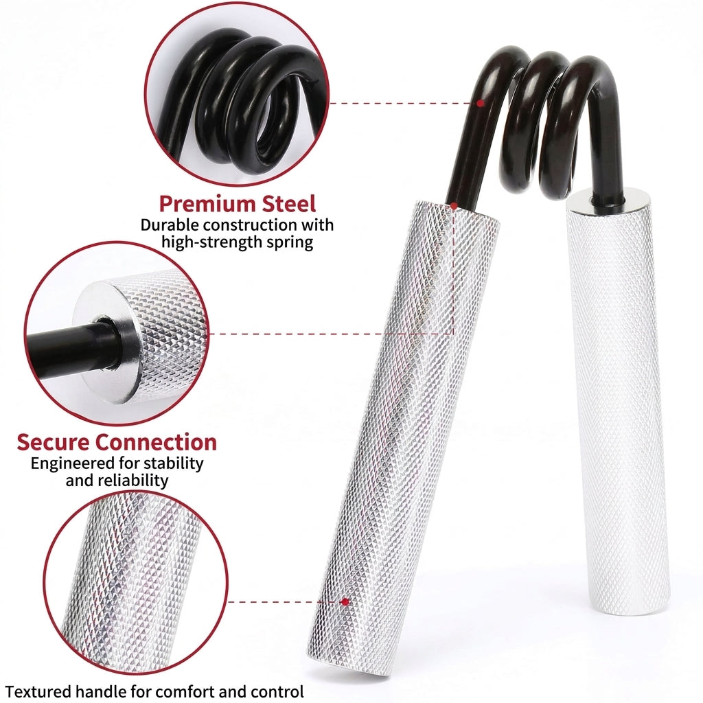Adjustable Hand Grip Strengthener Forearm Finger Trainer Resistance Exercise Tool Rehabilitation Strength Home Gym Workout