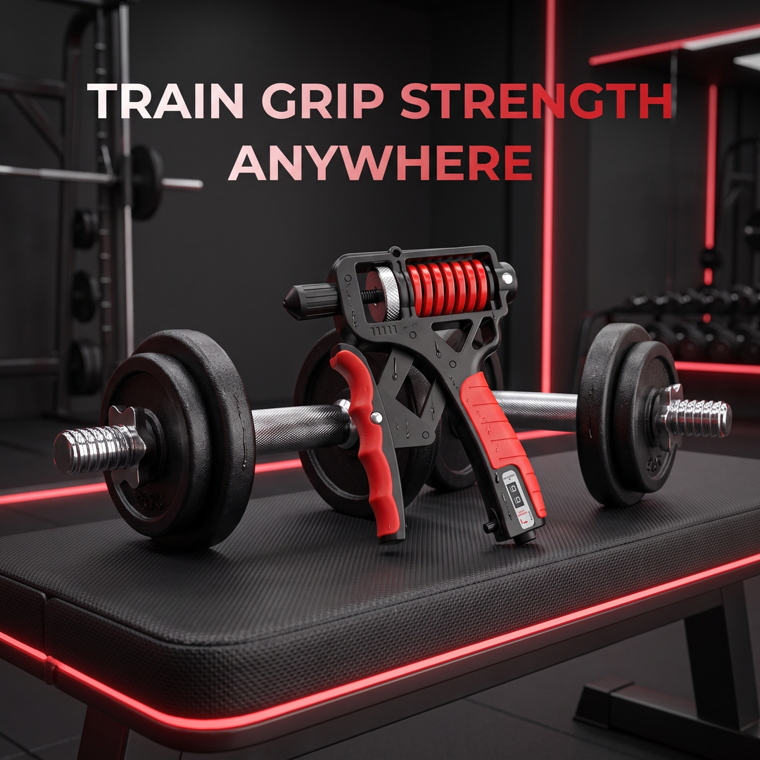 Adjustable Hand Grip Strengthener Wrist Finger Trainer Non-Slip Resistance Hand Exerciser Rehabilitation Strength Training Home Gym Physiotherapy