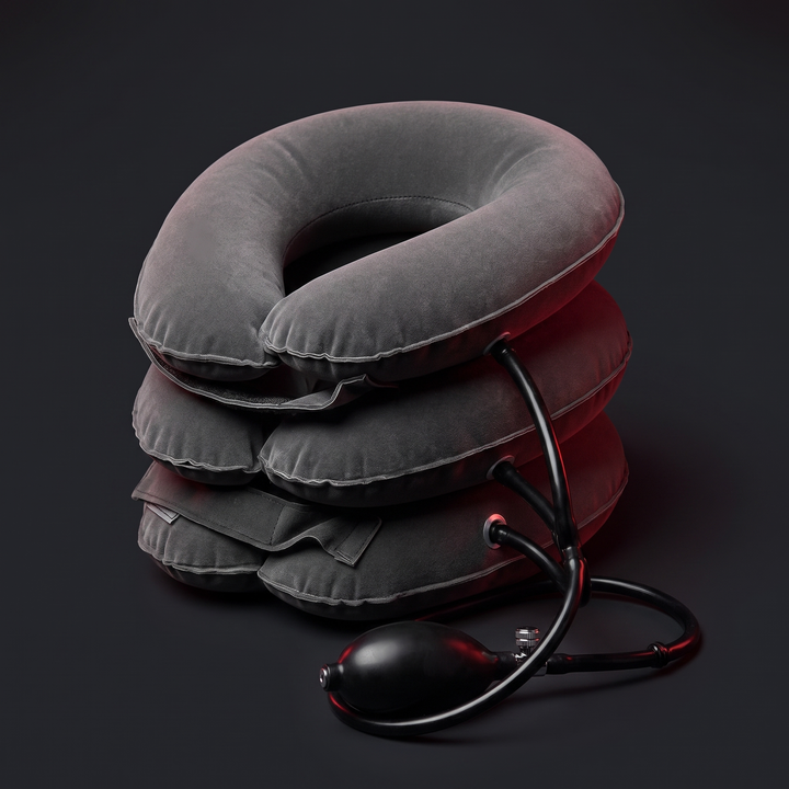 Adjustable Inflatable Cervical Neck Traction Device Air Pump Collar Neck Support Brace Spine Decompression Home Physiotherapy Rehabilitation