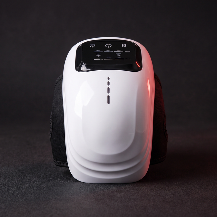 Adjustable Knee Massager with Air Compression Vibration Heat Infrared Therapy for Knee Elbow Shoulder Pain Relief Recovery Home Use