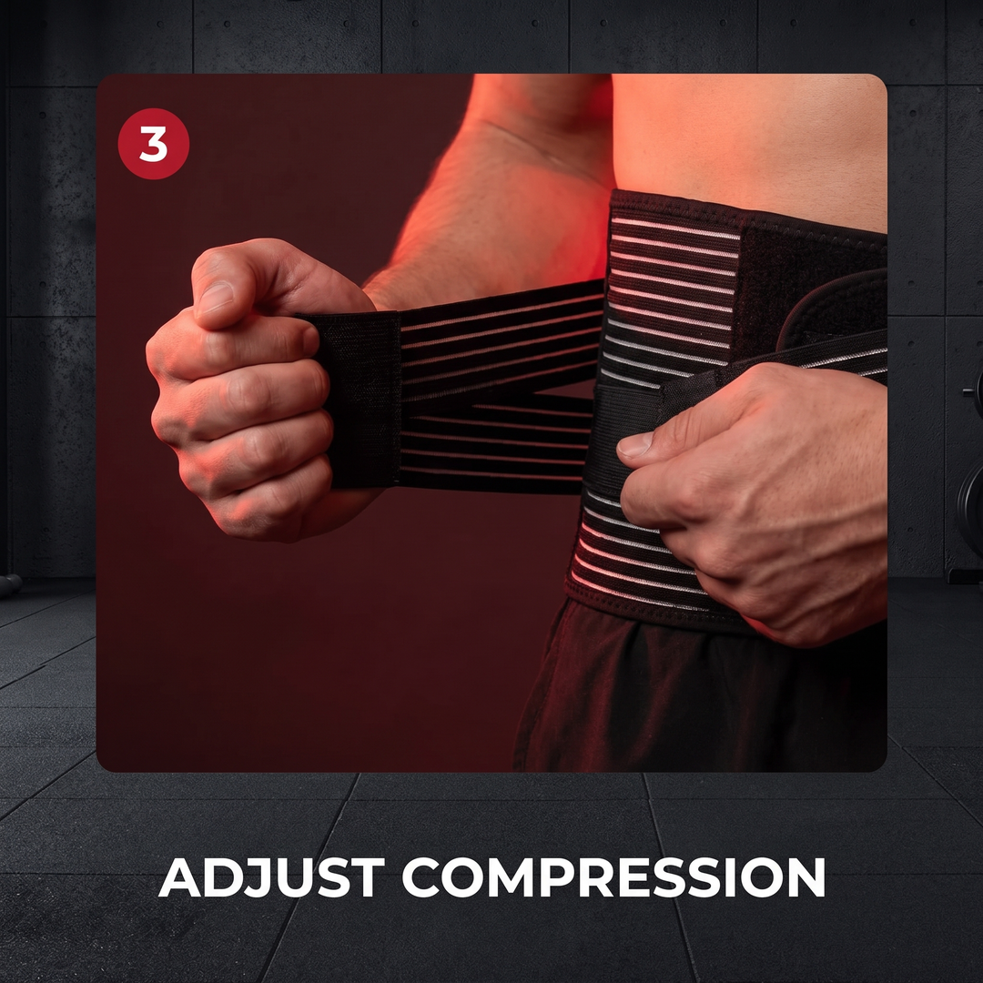 Adjustable Lower Back Brace Lumbar Support Belt with 3D Lumbar Pad for Men and Women Back Pain Relief Sciatica Posture Support