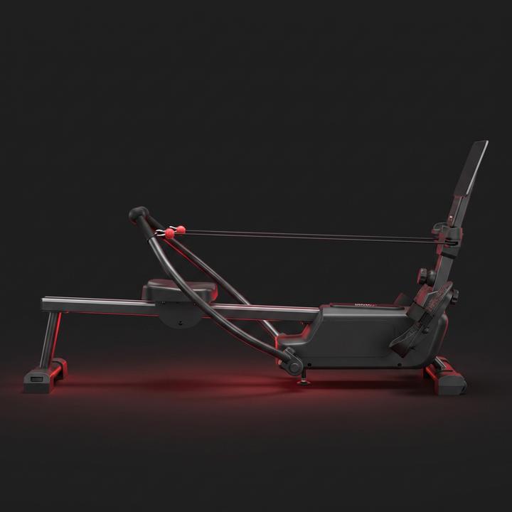 Adjustable Magnetic Rowing Machine 16 Level Resistance Quiet Rower with App Training Home Gym Full Body Cardio Fitness Rowing Machine for Strength Endurance Recovery