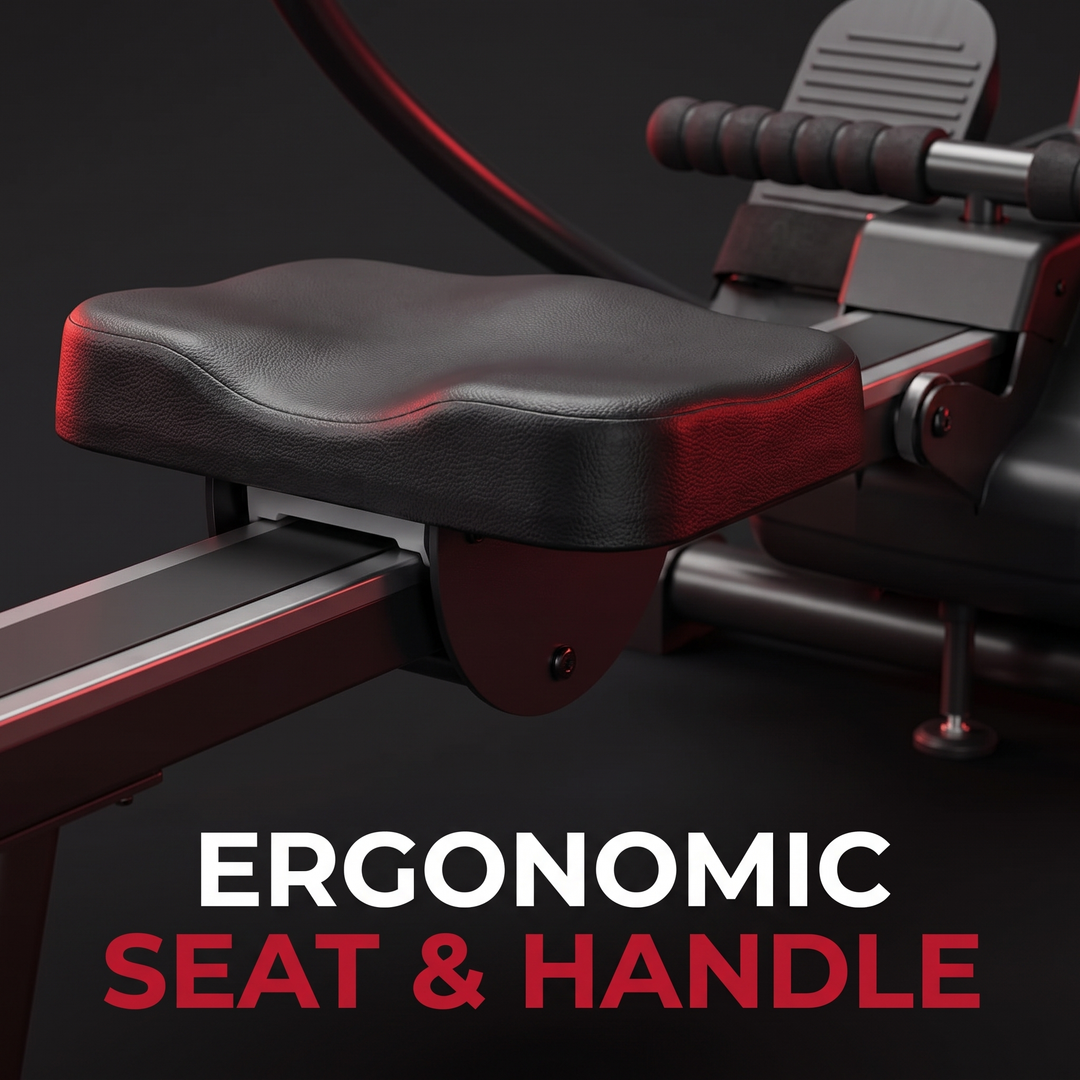 Adjustable Magnetic Rowing Machine 16 Level Resistance Quiet Rower with App Training Home Gym Full Body Cardio Fitness Rowing Machine for Strength Endurance Recovery
