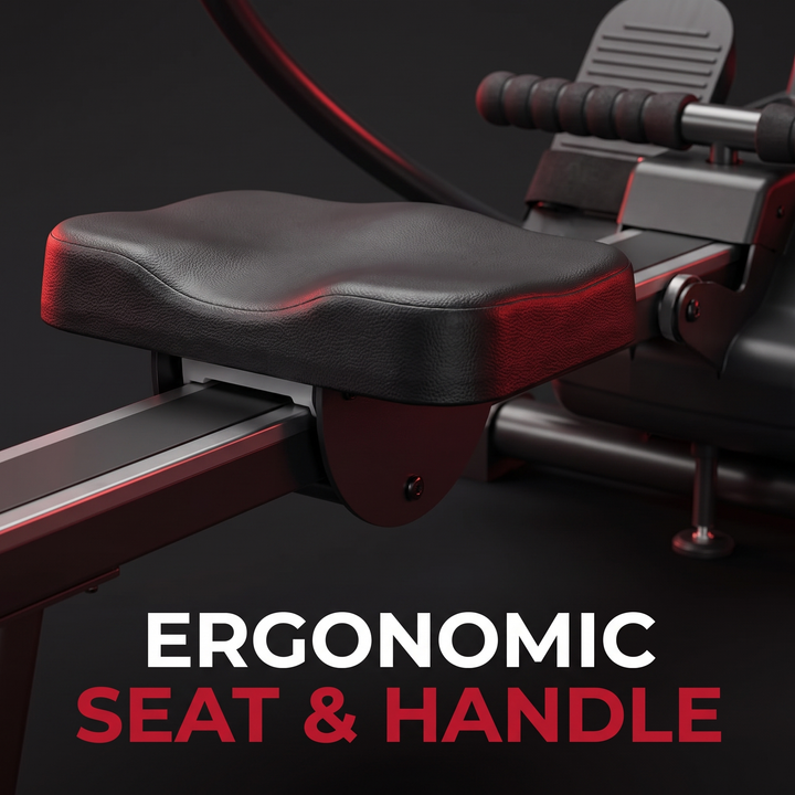 Adjustable Magnetic Rowing Machine 16 Level Resistance Quiet Rower with App Training Home Gym Full Body Cardio Fitness Rowing Machine for Strength Endurance Recovery