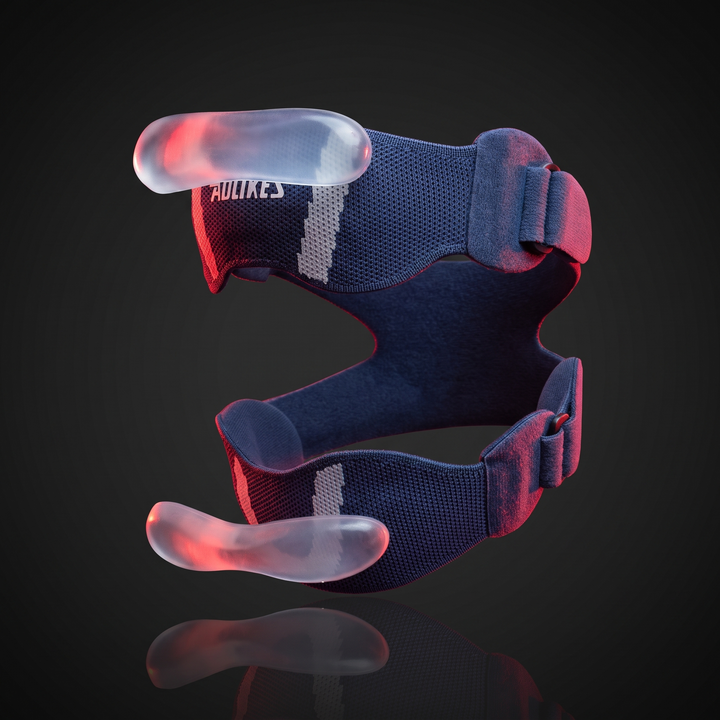 Adjustable Patella Knee Strap with Ergonomic Silicone Pad Patellar Tendon Support Compression Brace Breathable Sports Knee Band for Running Cycling Fitness