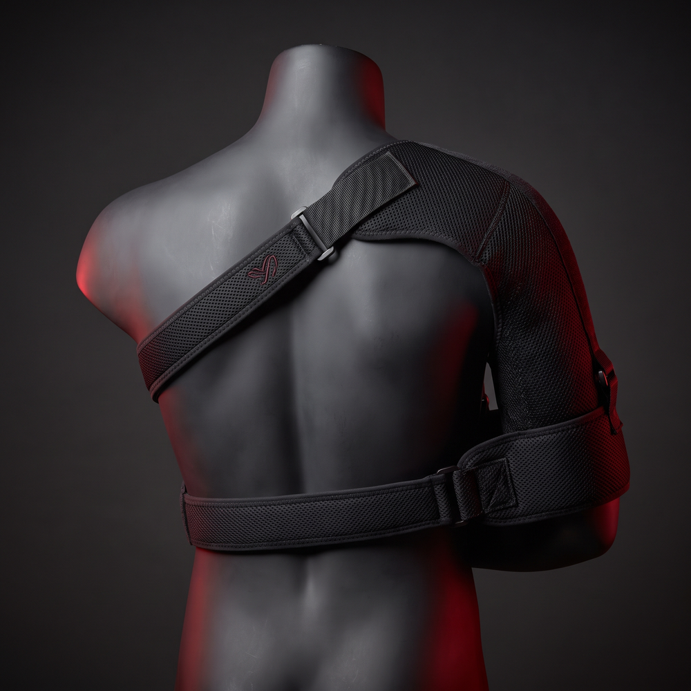 Adjustable Post-Surgery Shoulder Sling Rotator Cuff Support Breathable Mesh Arm Brace Shower Bath Sling Immobiliser Recovery Support
