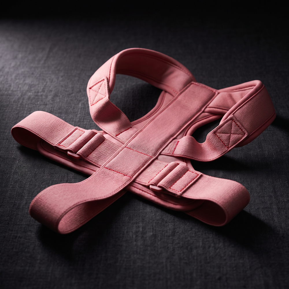 Adjustable Posture Corrector Belt Breathable Back Support Brace Shoulder Neck Alignment Strap for Men Women Home Office Daily Use Posture Training