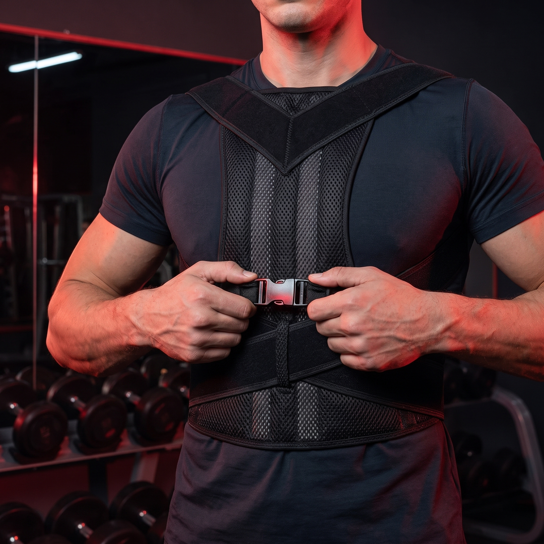 Adjustable Posture Corrector Full Back Brace Shoulder Straightener Support Brace for Men and Women Posture Improvement Back Relief Home and Office Use