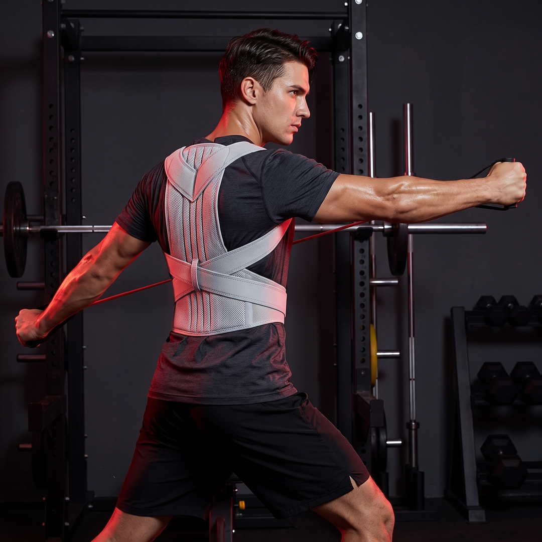 Adjustable Posture Corrector Full Back Brace Shoulder Straightener Support Brace for Men and Women Posture Improvement Back Relief Home and Office Use