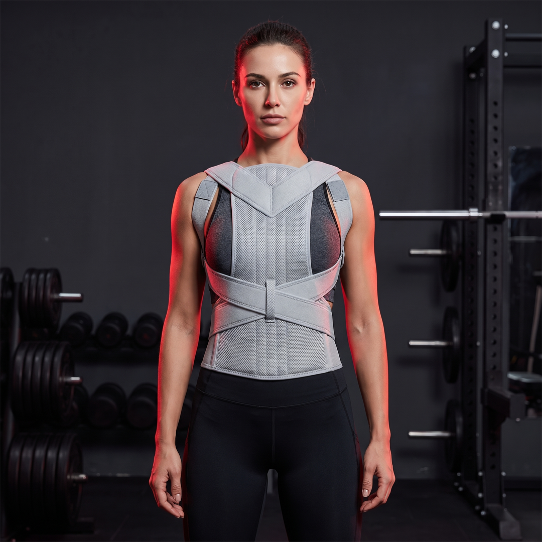Adjustable Posture Corrector Full Back Brace Shoulder Straightener Support Brace for Men and Women Posture Improvement Back Relief Home and Office Use