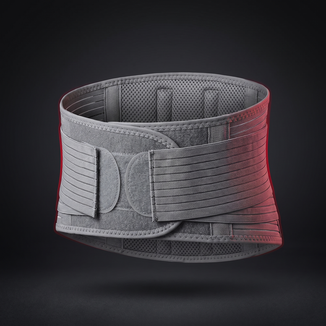 Adjustable Thermal Magnetic Lumbar Support Belt Lower Back Brace Self-Heating Waist Strap with Magnets for Men and Women Back Support