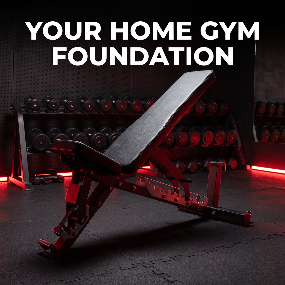 Adjustable Weight Bench Multi-Angle Incline Decline Flat Bench Press Home Gym Strength Training Workout Bench Commercial Grade Fitness Bench for Full Body Exercise