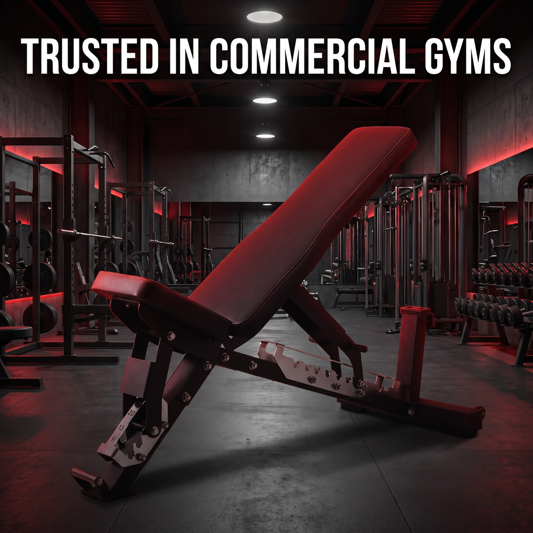 Adjustable Weight Bench Multi-Angle Incline Decline Flat Bench Press Home Gym Strength Training Workout Bench Commercial Grade Fitness Bench for Full Body Exercise