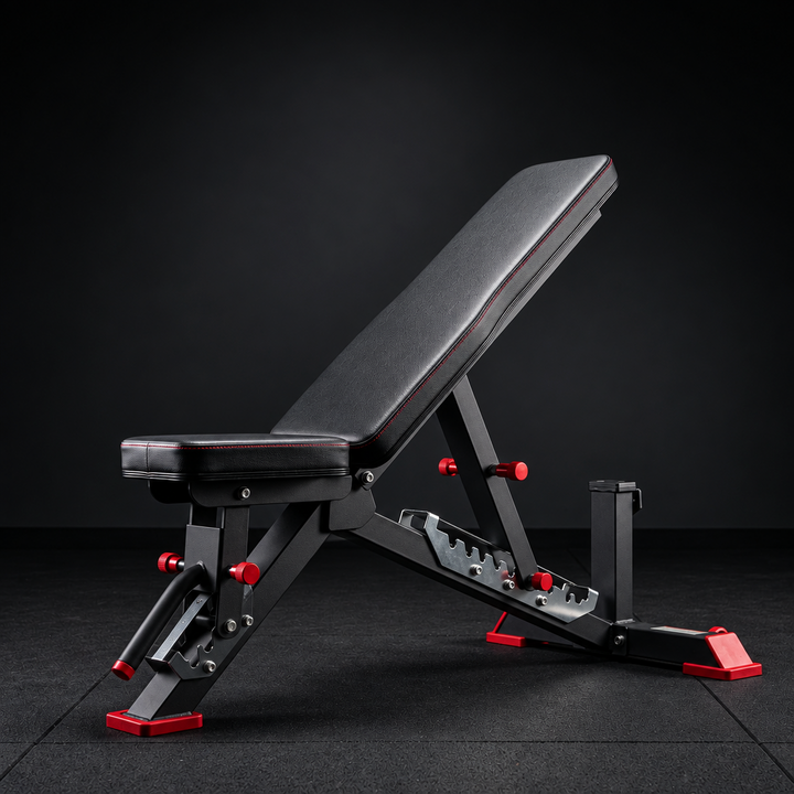 Adjustable Weight Bench Multi-Angle Incline Decline Flat Bench Press Home Gym Strength Training Workout Bench Commercial Grade Fitness Bench for Full Body Exercise