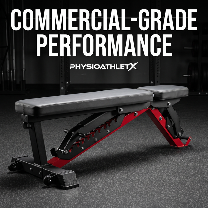 Adjustable Weight Bench Multi-Angle Incline Decline Flat Bench Press Home Gym Strength Training Workout Bench Commercial Grade Fitness Bench for Full Body Exercise