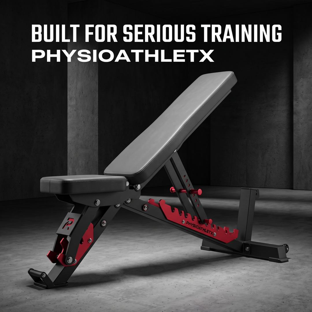 Adjustable Weight Bench Multi-Angle Incline Decline Flat Bench Press Home Gym Strength Training Workout Bench Commercial Grade Fitness Bench for Full Body Exercise
