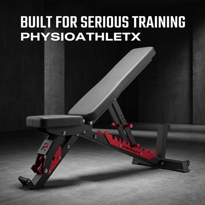 Adjustable Weight Bench Multi-Angle Incline Decline Flat Bench Press Home Gym Strength Training Workout Bench Commercial Grade Fitness Bench for Full Body Exercise
