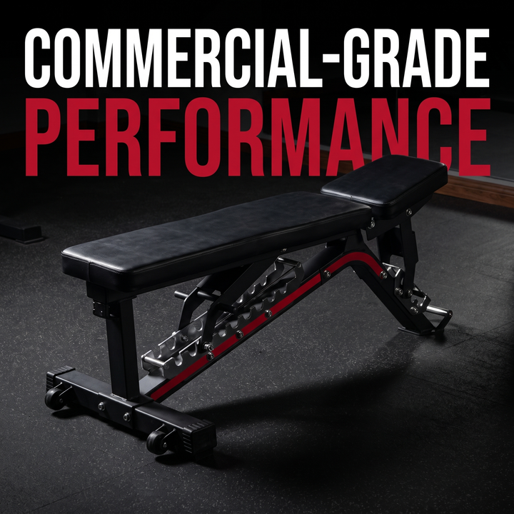 Adjustable Weight Bench Multi-Angle Incline Decline Flat Bench Press Home Gym Strength Training Workout Bench Commercial Grade Fitness Bench for Full Body Exercise