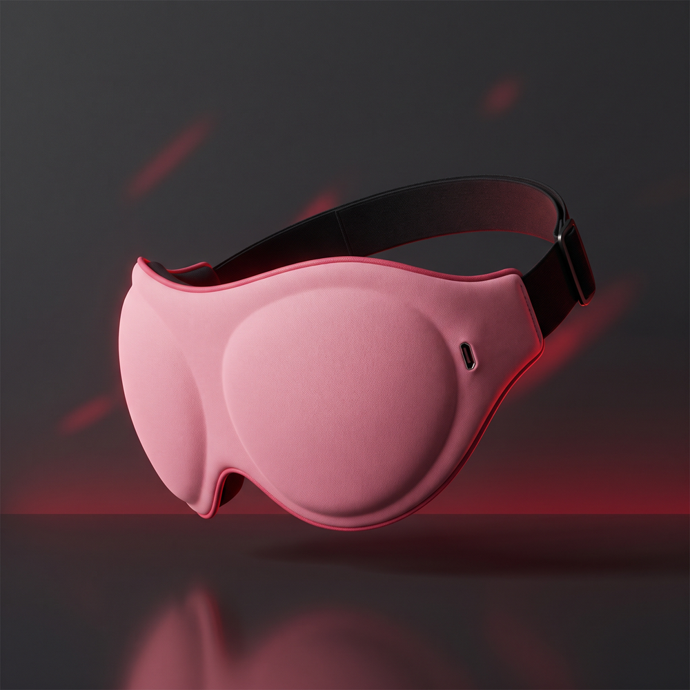 Bluetooth Sleep Mask Wireless Sleeping Headphones 3D Eye Mask Adjustable Blindfold Headset for Men Women Home Rest Recovery