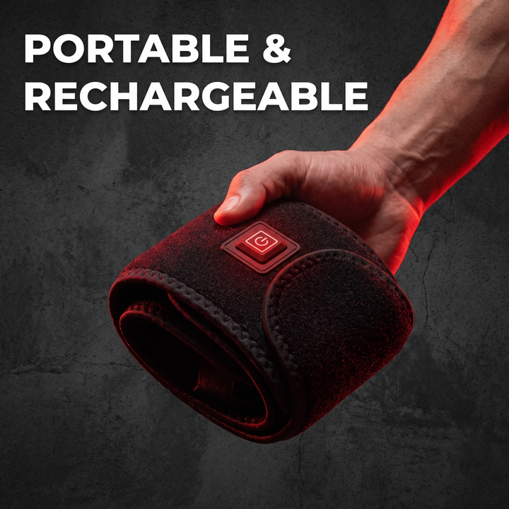 Electric Heated Knee Wrap USB Powered Knee Heating Pad Adjustable Warming Strap Joint Support Brace for Home Recovery Daily Use