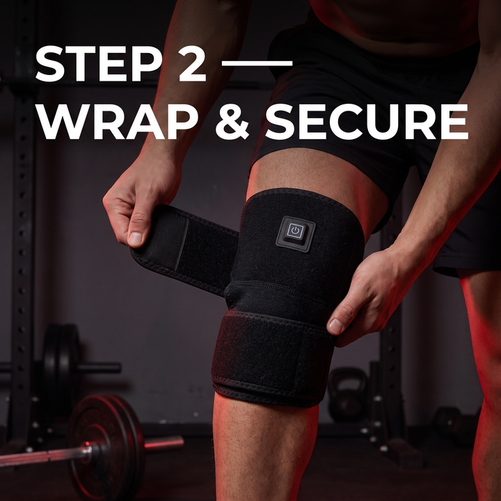 Electric Heated Knee Wrap USB Powered Knee Heating Pad Adjustable Warming Strap Joint Support Brace for Home Recovery Daily Use