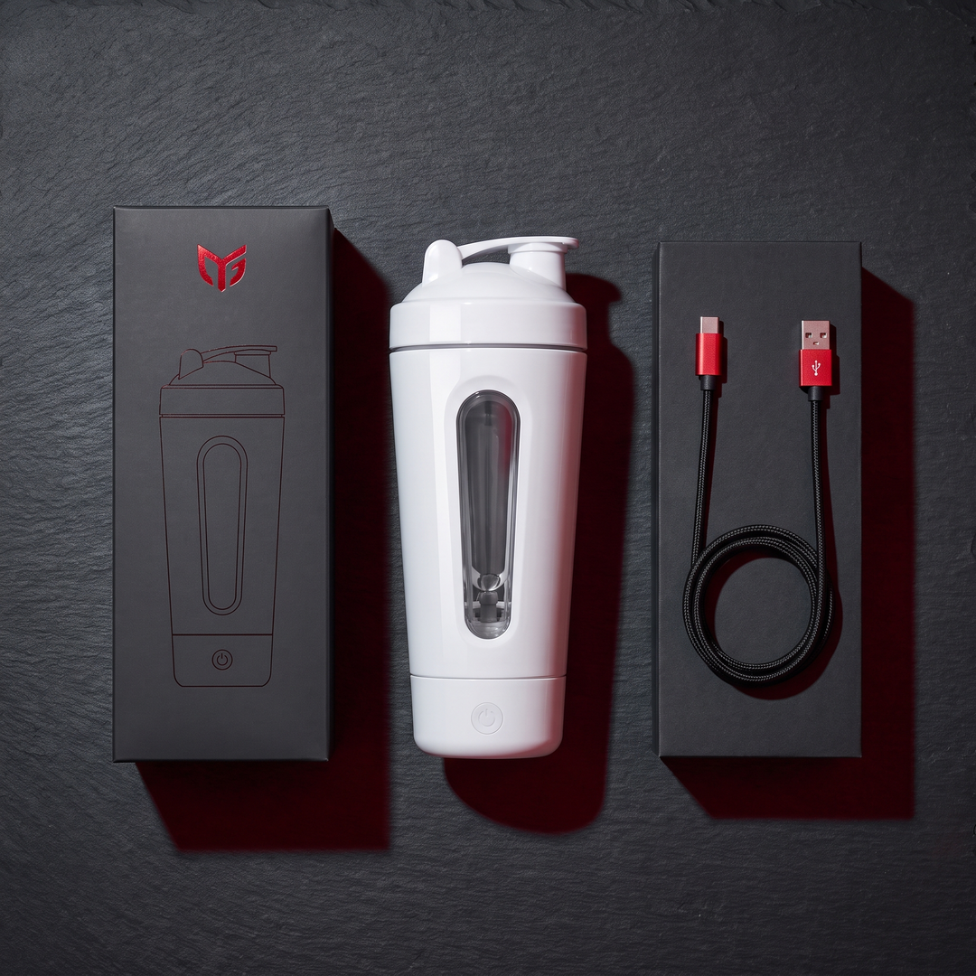 Electric Protein Shaker Bottle 650ml Automatic Mixing Cup Blender Bottle for Gym Fitness Workout Protein Powder Smoothie Milk Coffee Home Outdoor Use