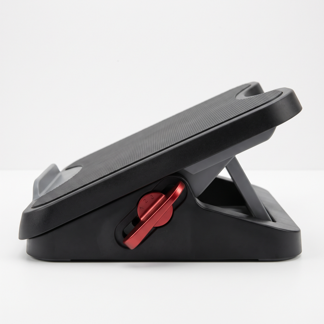 Ergonomic Adjustable Under Desk Foot Rest 2-in-1 Footrest for Home Office Chair Support Lumbar Back Knee Comfort Posture Aid