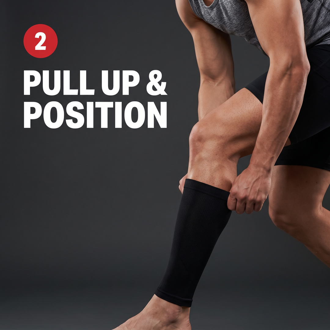 Ergonomic Calf Compression Sleeves Men Women Leg Compression Sleeve Footless Support Socks Shin Splint Varicose Vein Relief Pair