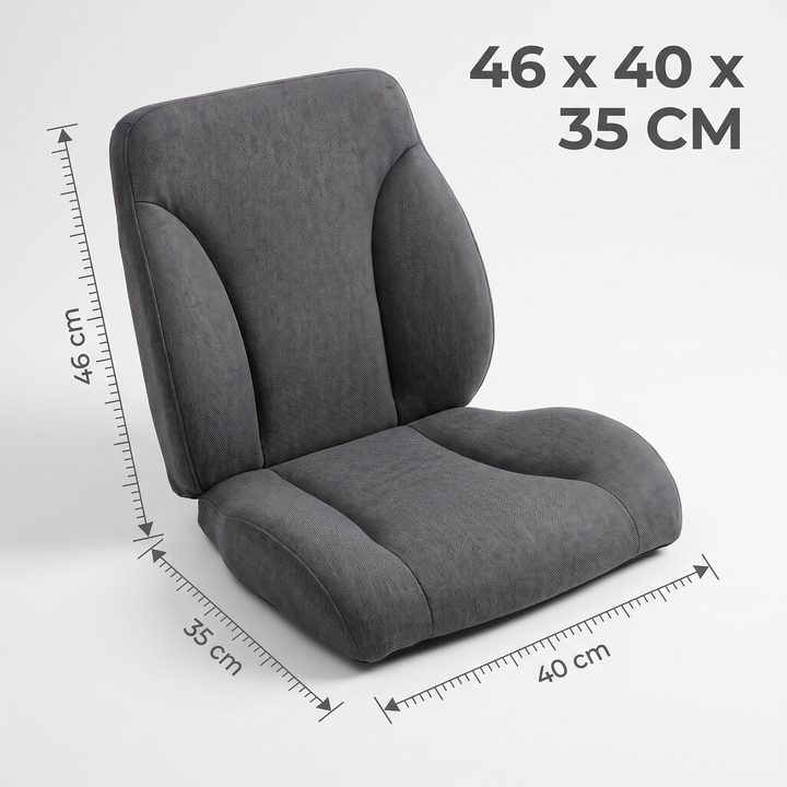 Ergonomic Lumbar Support Seat Cushion with Backrest Memory Foam Chair Cushion for Office Home Study Posture Support Coccyx Relief Cushion for Long Sitting
