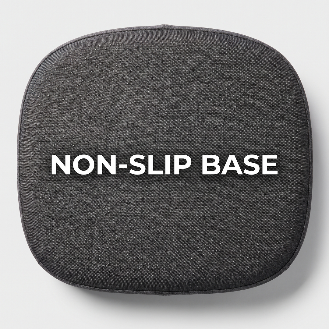 Ergonomic Lumbar Support Seat Cushion with Backrest Memory Foam Chair Cushion for Office Home Study Posture Support Coccyx Relief Cushion for Long Sitting