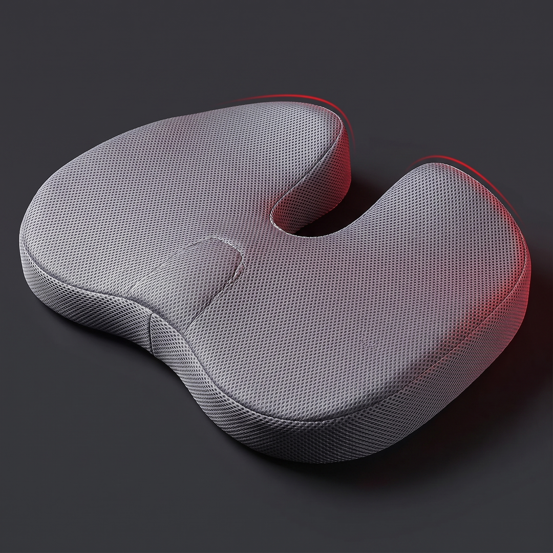 Ergonomic Memory Foam Seat Cushion for Car Office Chair Home Chair Hip Pain Relief Posture Support Comfortable Cushion for Long Sitting